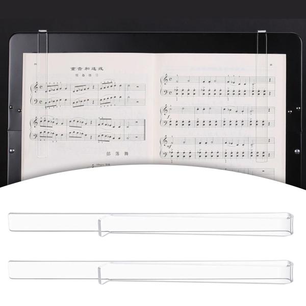 Arcylic Sheet Music Clips Music Stand Clips に適用 Keyboard Music Reading