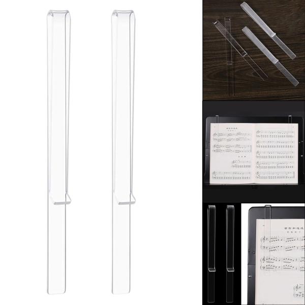 Arcylic Sheet Music Clips Music Stand Clips に適用 Keyboard Music Reading