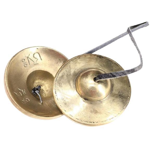 チベットティンシャシンバルベルチベット仏教のハンドベル6.5cmハンドパーカッション楽器ヨガスピリチュアルチャイム家の装飾ギフトセット｜stk-shop｜03