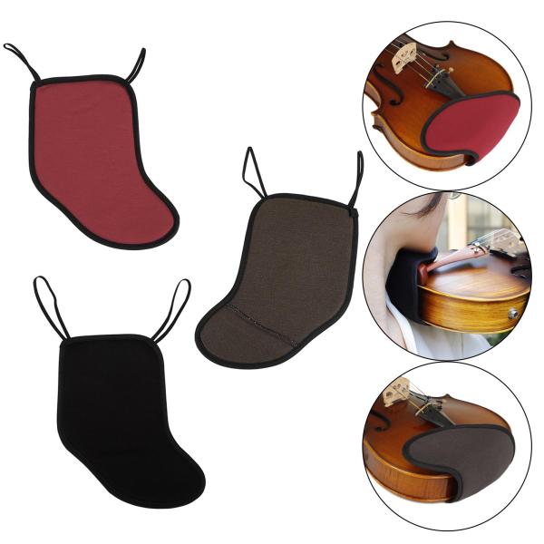 コットンバイオリンショルダーレストソフトバイオリンチンレスト初心者向けレッド