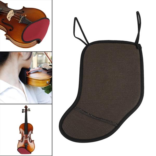 コットンバイオリンショルダーレストソフトバイオリンチンレスト初心者向けコーヒー