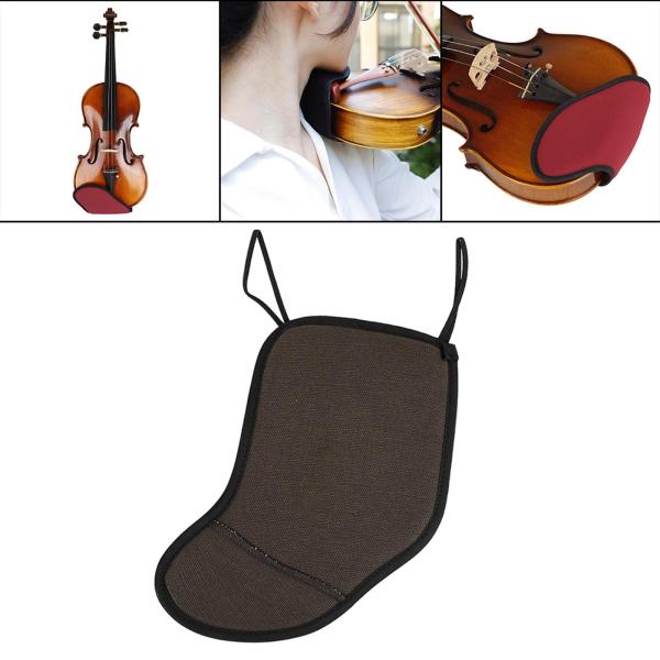 コットンバイオリンショルダーレストソフトバイオリンチンレスト初心者向けコーヒー