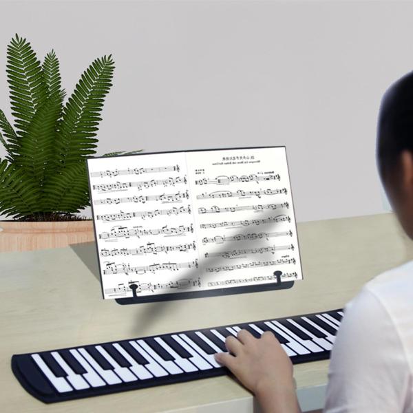 ブックスタンド調節可能な音楽ドキュメントスタンドクックブック読書デスク軽量