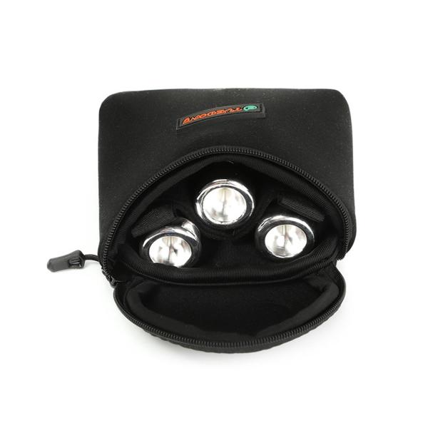3ピースハンドバッグ楽器アクセサリークラリネットマウスピース用ナイロンポーチ3トランペットポーチ