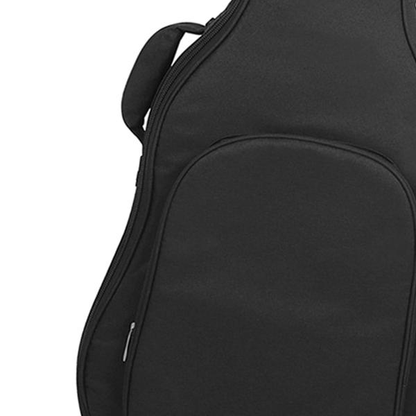 エレキギターブラック用の調節可能なショルダーストラップ付きギターケースバックパック