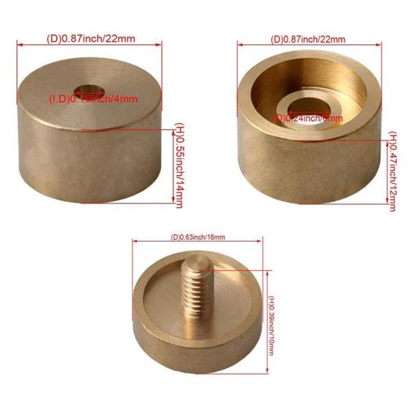 トランペット バルブキャップ トランペットモジュール リペアパーツ スペアパーツ用トランペットパーツ ボトムキャップ