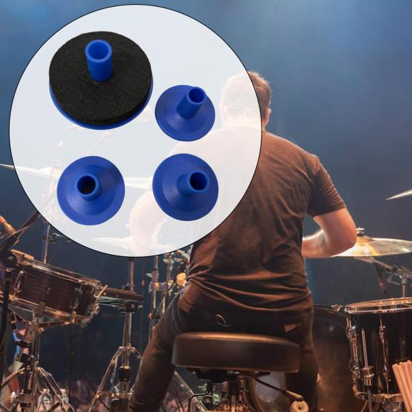 ハイハット スタンド シンバル ドラム セット キット ドラム パーカッション アクセサリー シンバル スリーブ ブルー