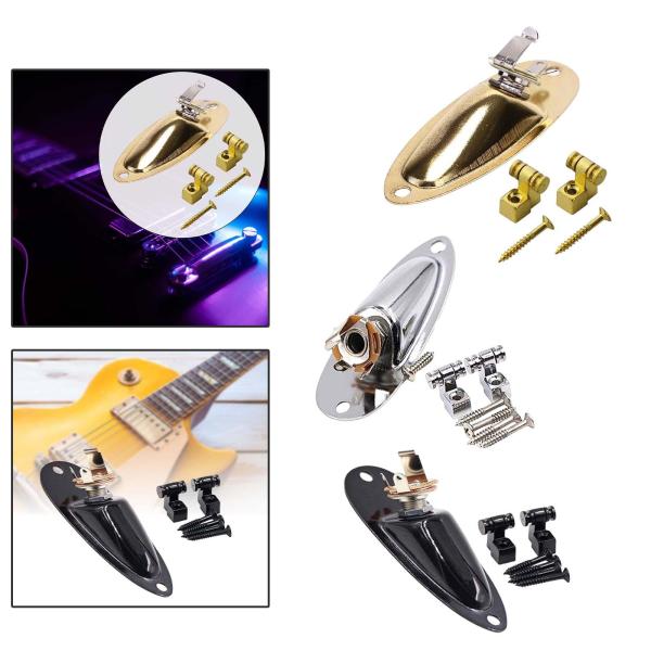 ギター ローラー ストリング ツリーとロードされたジャック ソケット プレート エレキギター用 Aureate