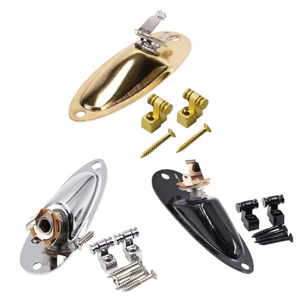 ギター ローラー ストリング ツリーとロードされたジャック ソケット プレート エレキギター用 Aureate