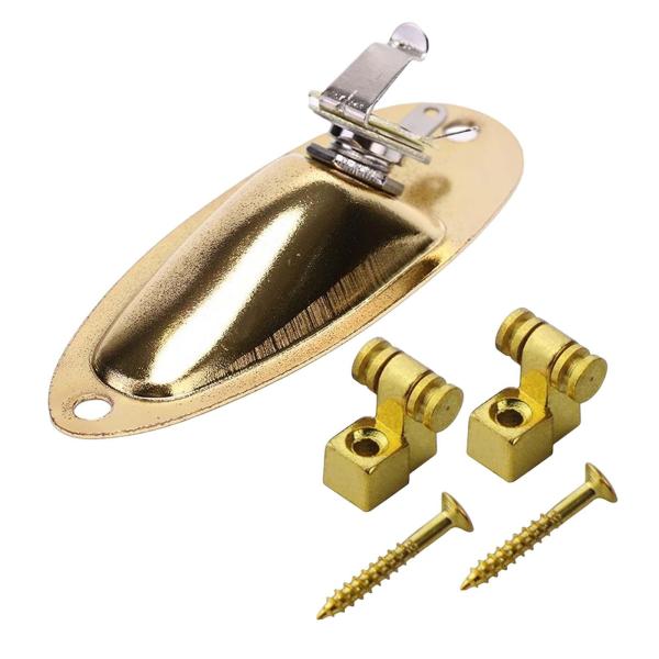 ギター ローラー ストリング ツリーとロードされたジャック ソケット プレート エレキギター用 Aureate