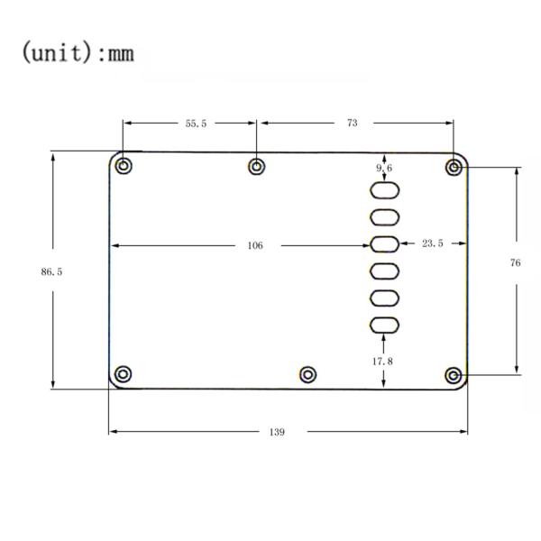 ピックガード トレモロ キャビティ カバー バックプレート エレキギター アクセサリー ホワイト