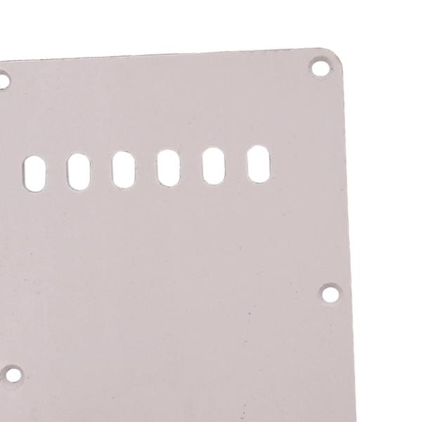 ピックガード トレモロ キャビティ カバー バックプレート エレキギター アクセサリー ホワイト