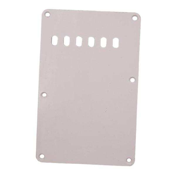 ピックガード トレモロ キャビティ カバー バックプレート エレキギター アクセサリー ホワイト