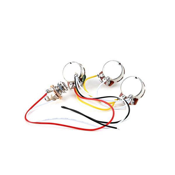Electric A250K+B250K ポテンショメータ 配線済み エレキギターアクセサリー用