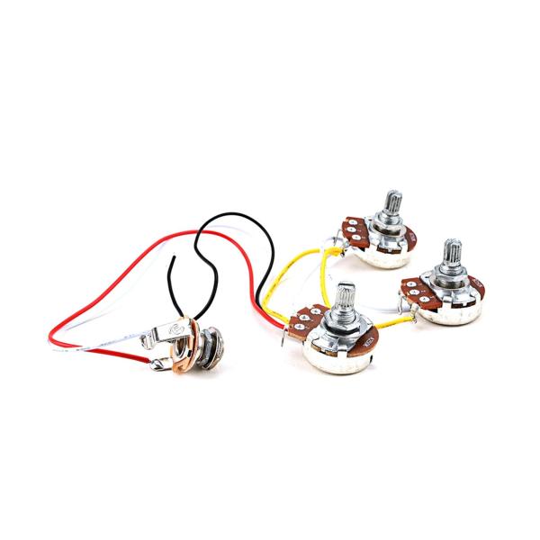 Electric A250K+B250K ポテンショメータ 配線済み エレキギターアクセサリー用