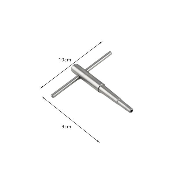 ラチェット タップ レンチ スチール タッピング ラチェット ハンドツール トロンボーン トランペット用 1.3cm