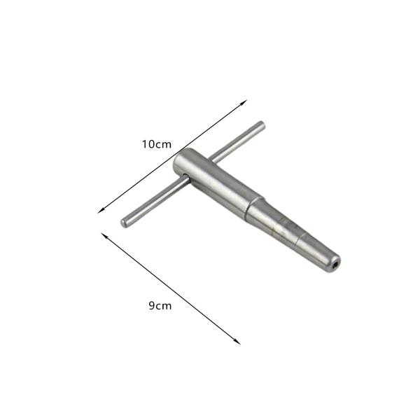 ラチェット タップ レンチ スチール タッピング ラチェット ハンドツール トロンボーン トランペット用 1cm