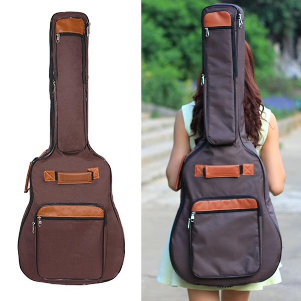 プロフェッショナルエレクトリックベースギターバッグ 調節可能なストラップ付き 厚手のパッド入り保護収納バックパック 防水ポータブルベースギグ