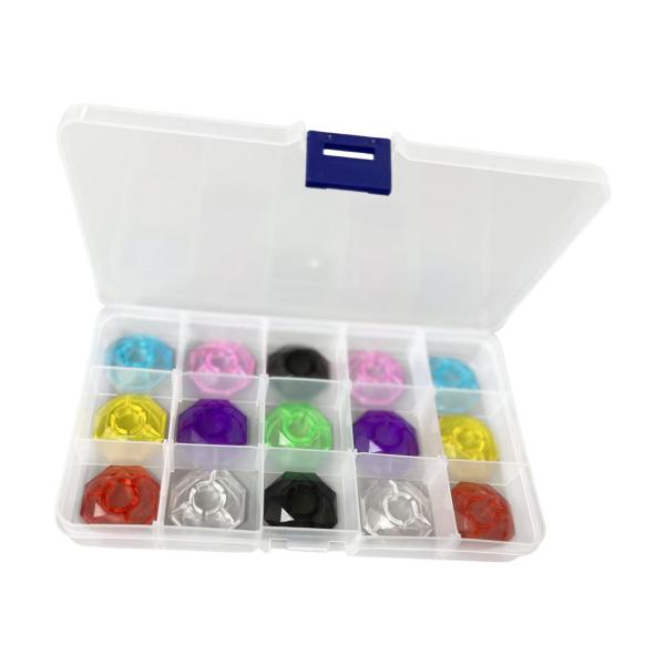 15x エレキギターエフェクトペダルフットスイッチフットネイルキャップ耐久性のあるフットボードオクタゴン