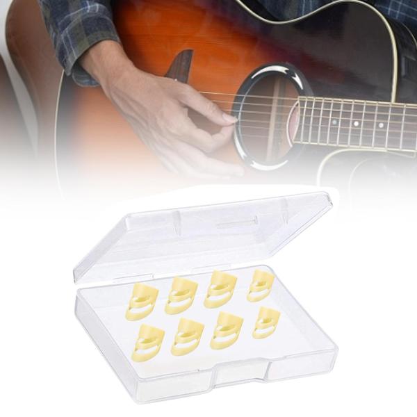 8ピース ギターピック フィンガーピック クラシックギター エレキギター ベース 6L 2M