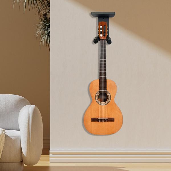 ギター壁掛けハンガー ネジ付き 取り付け簡単 高耐久ディスプレイ 多機能収納ラック アコースティックエレクトリックギターバンジョー用 ユニバ｜stk-shop｜03