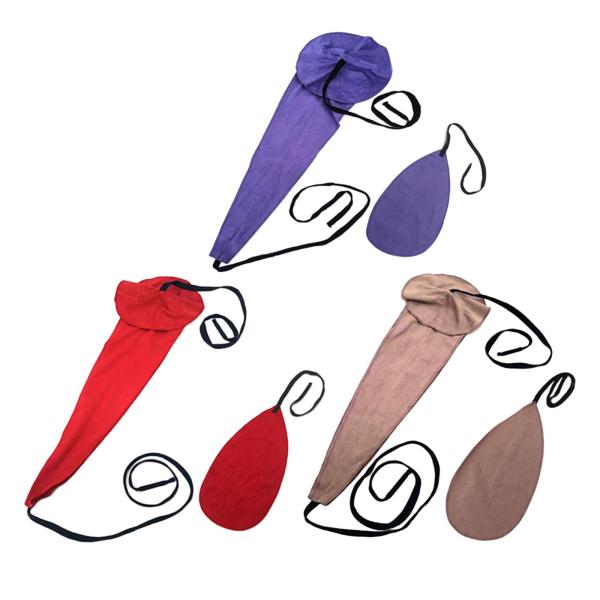 2x サックス サックス クリーニング クロス ポータブル アクセサリー クラリネット クリーニング ツール パープル