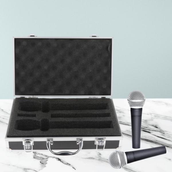 マイクケース マイクケース ハード ライブブロードキャスト コントロールルーム 歌用 ブラック