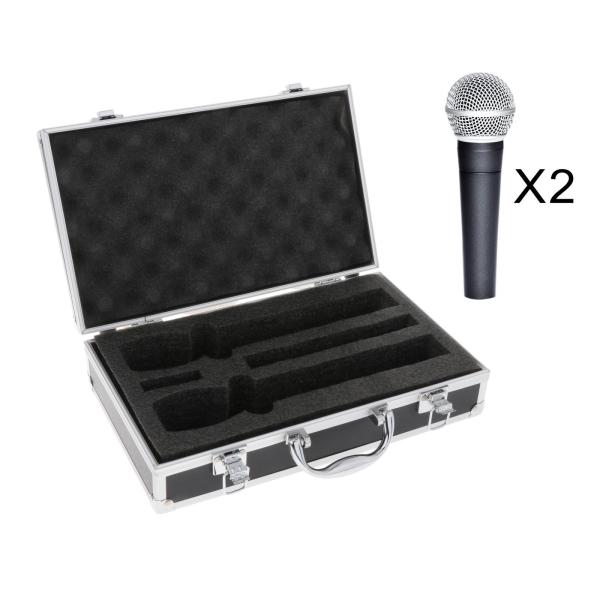 マイクケース マイクケース ハード ライブブロードキャスト コントロールルーム 歌用 ブラック