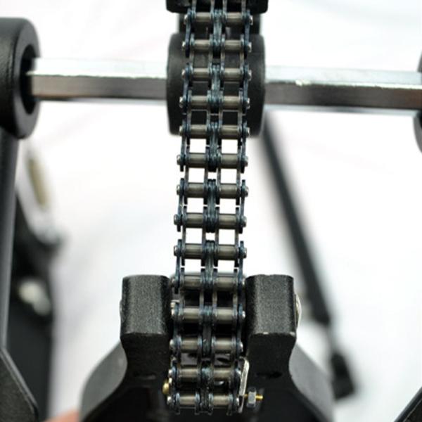 ダブルバスドラムペダルツインフットペダルジャズドラム用電子ドラム愛好家ダブルチェーン