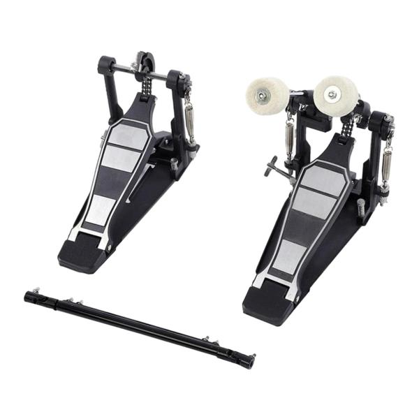 ダブルバスドラムペダルツインフットペダルジャズドラム用電子ドラム愛好家ダブルチェーン