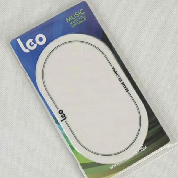 2x ドラムヘッドパッチ 耐衝撃性 バスドラムパーツ用 ドラムヘッドプロテクター ホワイト 15.7cmx9cm