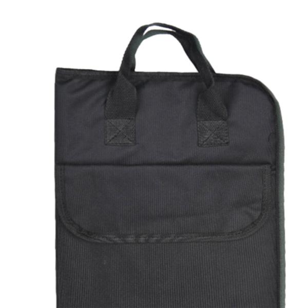 ポータブルドラムスティック収納ハンギングバッグハンドル付きドラムスティックハンドバッグホルダーブラック