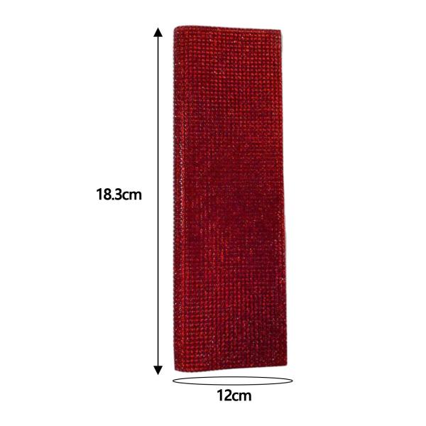 シャイニングマイクハンドルスリーブハンドヘルドマイクプロテクターライブホスト用レッド