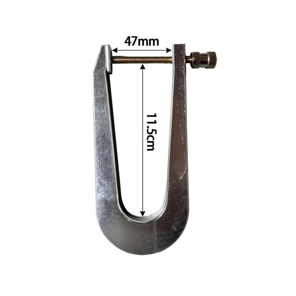 バイオリンビームクランプ交換用ユニバーサルバイオリンパネルバックプレートブレーシングクリップ 11.6 センチメートル