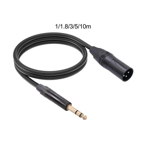 6.35 - XLR ケーブル TRS 6.35 ミリメートルステレオジャックアダプタケーブルデジタル一眼レフカメラ 1/4 インチ 1 メ