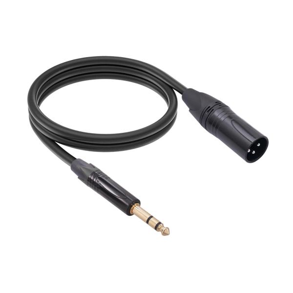 6.35 - XLR ケーブル TRS 6.35 ミリメートルステレオジャックアダプタケーブルデジタル一眼レフカメラ 1/4 インチ 5 メ