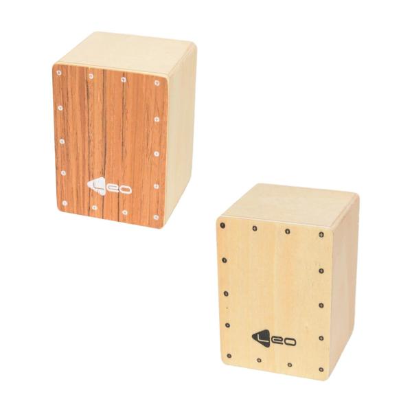 木製パーカッションボックスドラムポータブルハンドドラムパーティーホリデーステージパフォーマンス用ブラウン木製