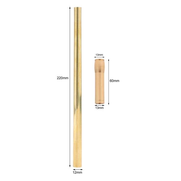 トランペットホイッスルチューブ修理アクセサリー耐久性のあるトランペット音声パイプアクセサリー 220 × 12 ミリメートル 60 × 13 ミリメー