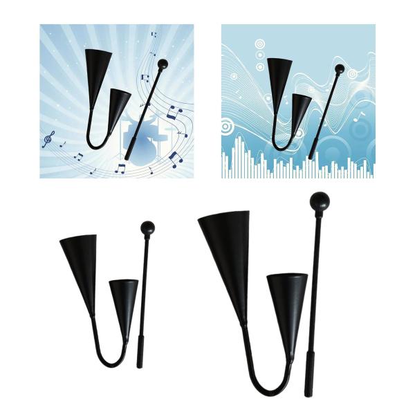 Agogo Bells 教材 誕生日プレゼント 面白い手持ち打楽器 18cmx11cm