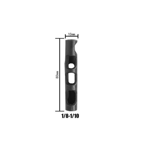 80×10mm バイオリンの弓の正しいグリップ ビオラ バイオリンの弓グリップ コレクターの位置