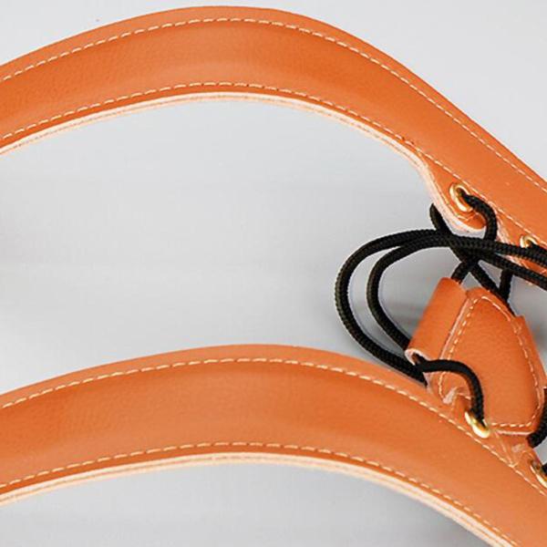 サックスネックストラップ プロフェッショナルユニバーサルショルダーストラップ アルトクラリネット用 ブラウン