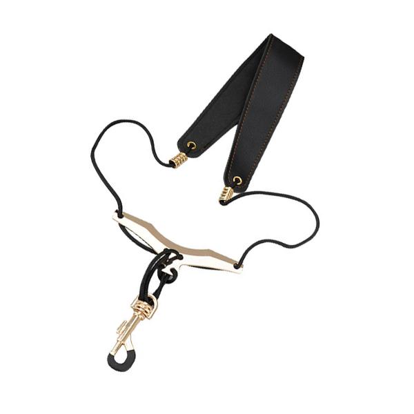 サックス ネックストラップ ベルト 金属フック 調節可能 サックス アルト 初心者 ギフト ゴールド