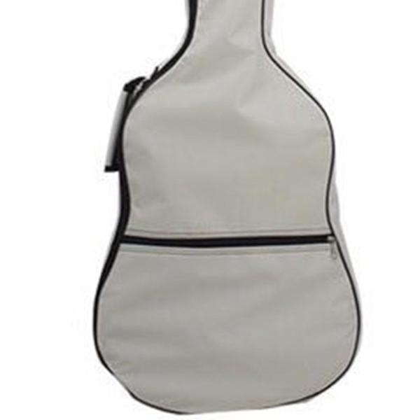 ギターギグバッグ サイドハンドル付き ポータブルトラベル 41インチ アコースティックギターキャリングケース グレー