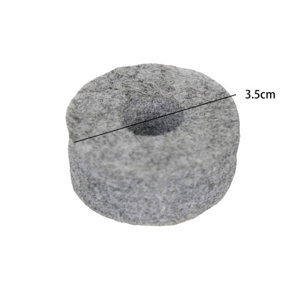 シンバルスタンドフェルト 2個 ドラムシンバルフェルトパッド ラウンド 打楽器アクセサリー