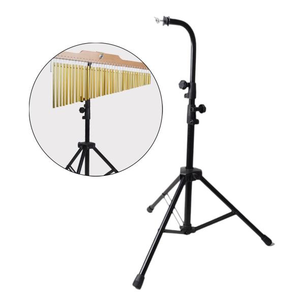 バーチャイムスタンド ミュージカルパーカッション楽器 ポータブル 安定 ミュージカルチャイムスタンドホルダー 高さ調節可能 プロ仕様