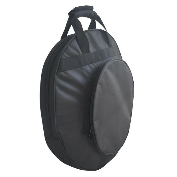 シンバルバッグ 59cm ドラムシンバルとアクセサリーバッグ オックスフォード布 外部ポケット付き バックパックストラップ付き 防塵シンバルケース