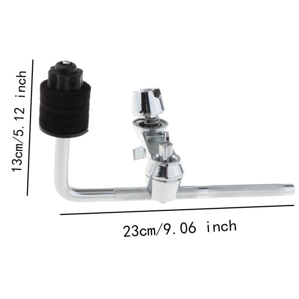 シンバル クランプ ホルダー 取り外し可能なドラム延長クランプ 楽器ドラム用 13x23cm