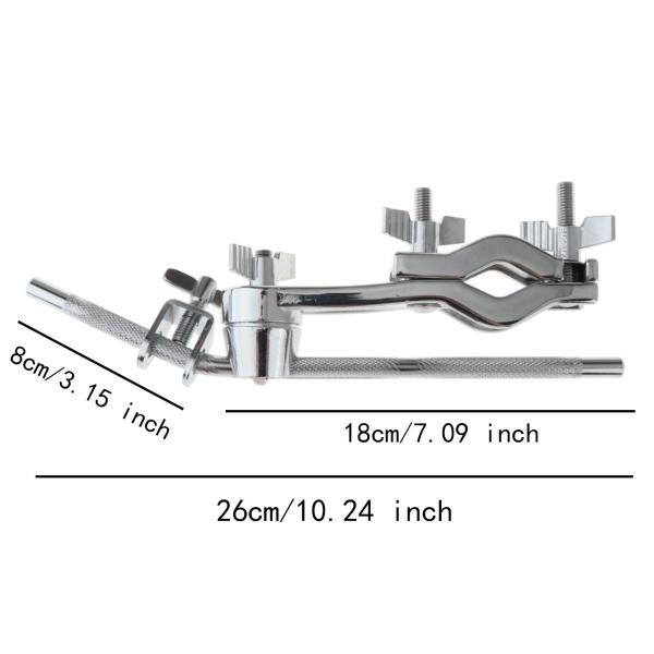 ドラム延長クランプ ドラムパーツ シンバルアームクランプ シンバル楽器用 D