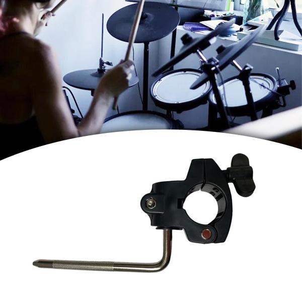電子ドラムラッククランプ、交換用、プロフェッショナル、楽器アクセサリー、アタッチメント、電子ドラムクリップブラケット , Clamp L Rod