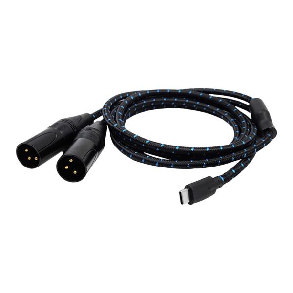 USB C - XLR ケーブル タイプ 2 3 ピン ブレークアウト スマートフォン